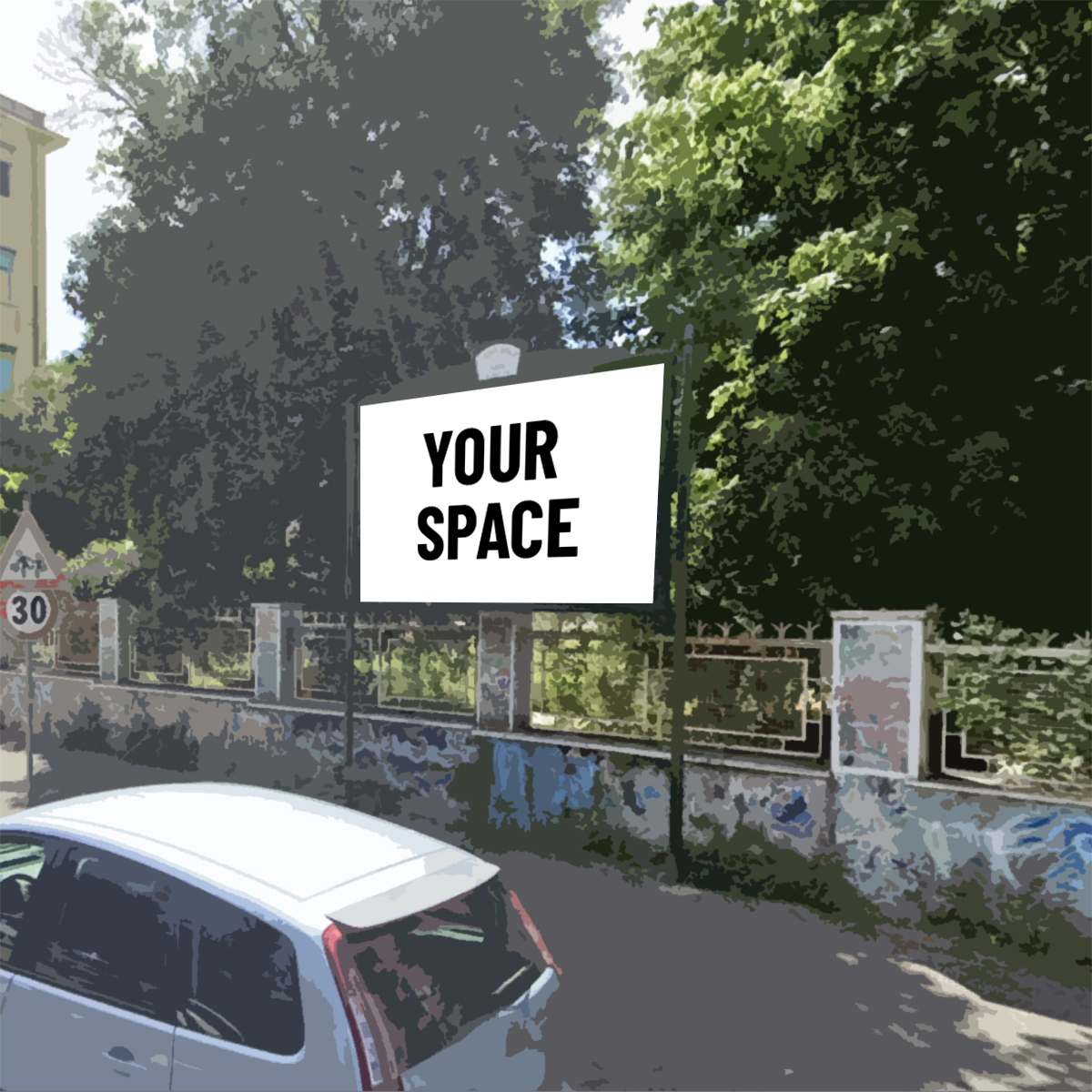 SPAZIO PUBBLICITARIO 300 x 200 Viale Carlo Tommaso Odescalchi (ROMA) Dal 19/10/2026 al 01/11/2026 14 giorni